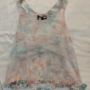 Tie die tank top